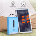 Portable Solar Home Lighting System with LED Bulb